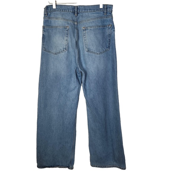 REFORMATION‎ Jeans Womens 30 Blue Wilder High Rise Wide Leg Relaxed Denim Dillon - Picture 3 of 11